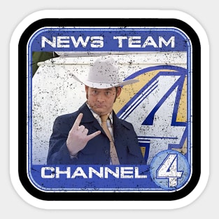 Anchorman Champ Kind Channel Four Portrait Pane Sticker